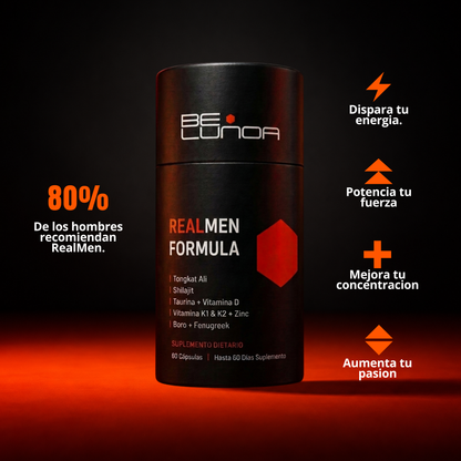 RealMen Formula | Apoya la produccion natural de testosterona.