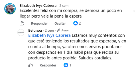 Reseña de cliente